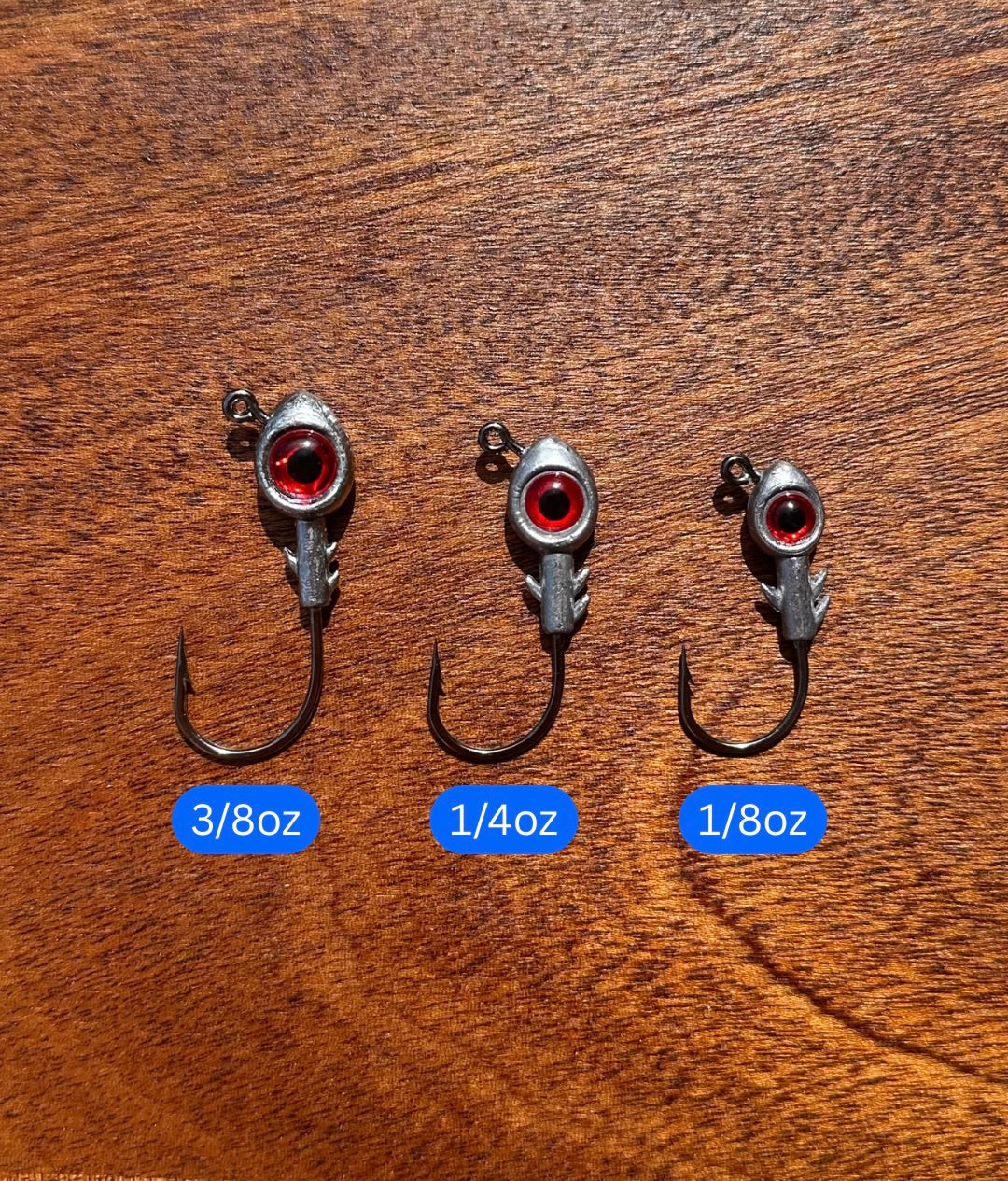 Fish Eye Jig Heads - 5 Pack