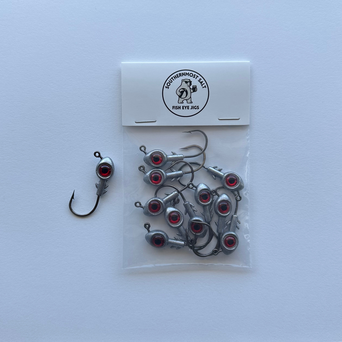 Fish Eye Jig Heads - 5 Pack