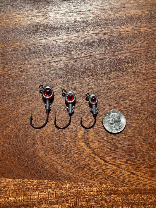 Fish Eye Jig Heads - 10 Pack