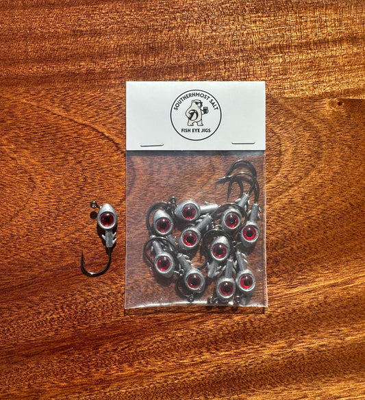 Fish Eye Jig Heads - 10 Pack